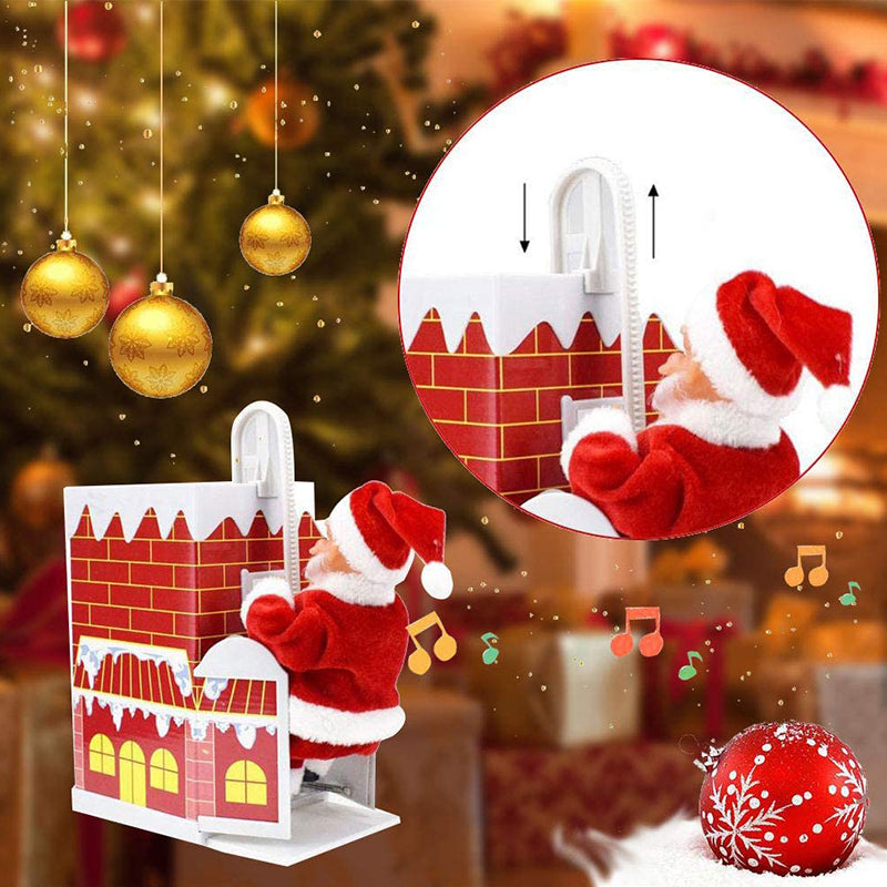 Gluschwein - Elektrisches kletterndes Weihnachtsmann-Spielzeug