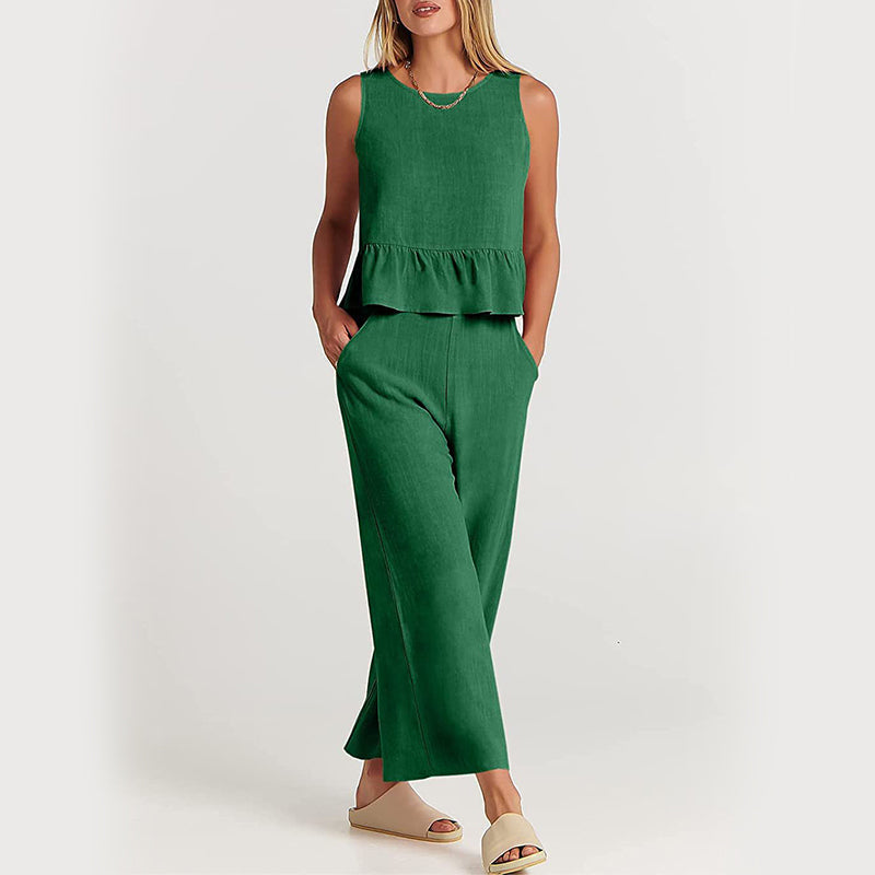 Gluschwein - Zweiteilige Sommer-Outfits – Lounge-Set mit Taschen