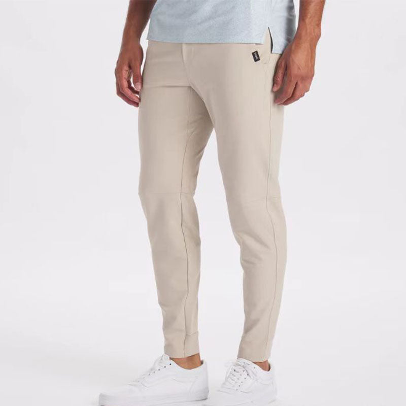 Gluschwein - Dünne, bügelfreie Sommer-Freizeithose für Herren Beige