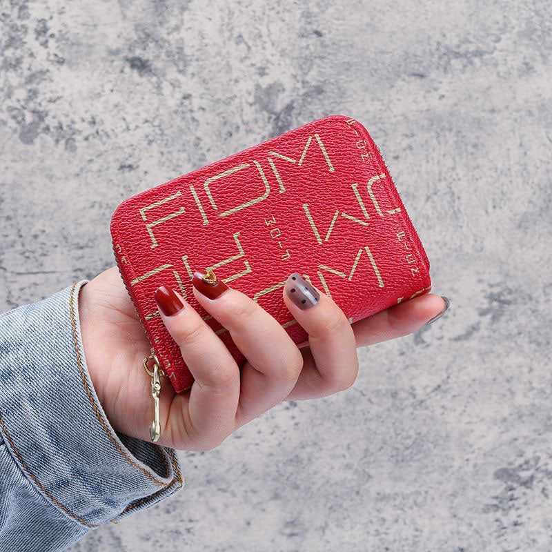 Gluschwein - Mini-Multikartenhalter mit großer Kapazität Rot