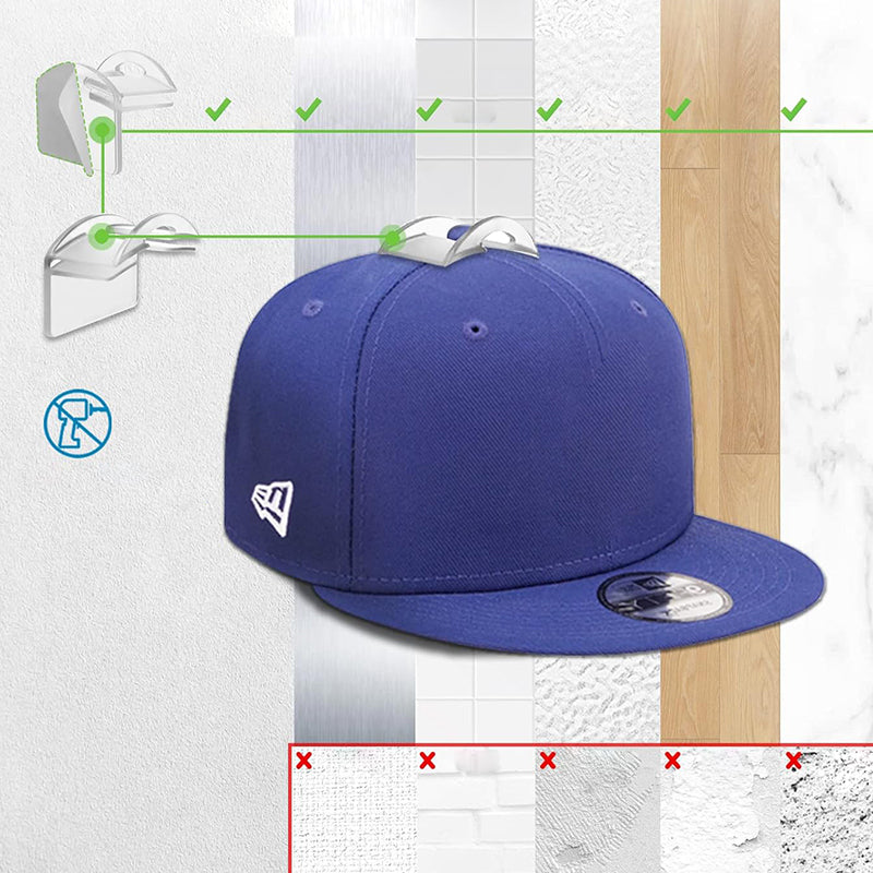 Gluschwein - Baseballhut-Halter für die Wand