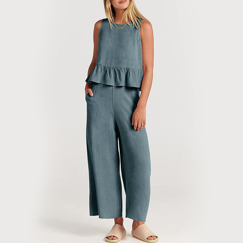 Gluschwein - Zweiteilige Sommer-Outfits – Lounge-Set mit Taschen
