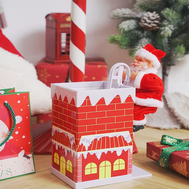 Gluschwein - Elektrisches kletterndes Weihnachtsmann-Spielzeug