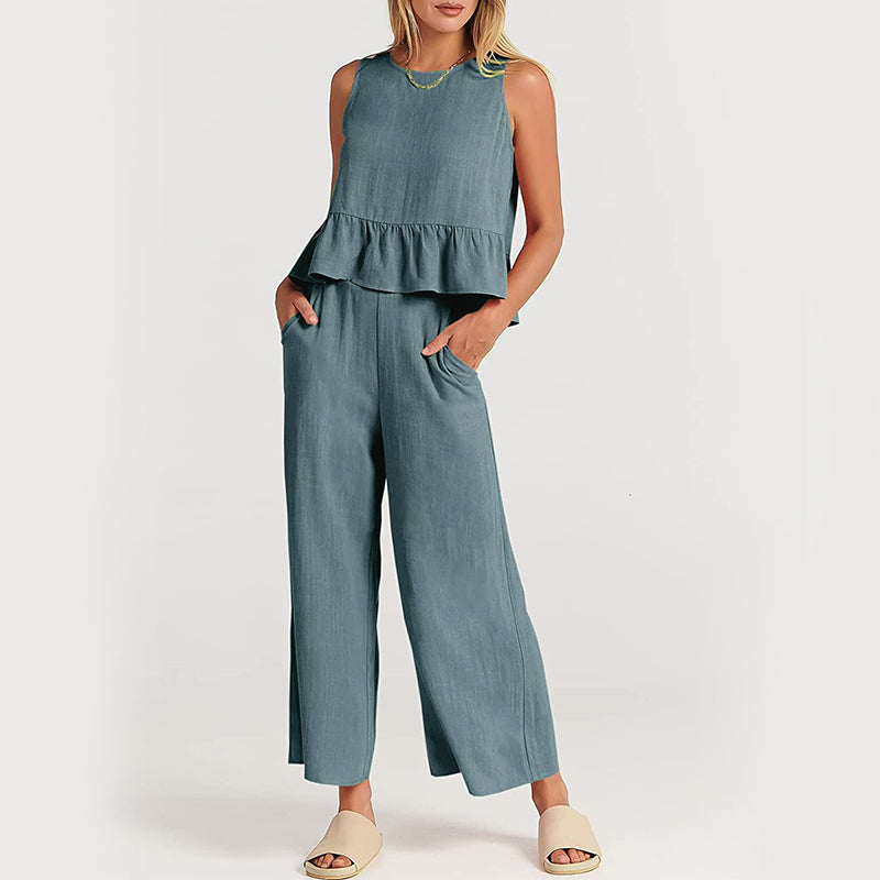 Gluschwein - Zweiteilige Sommer-Outfits – Lounge-Set mit Taschen