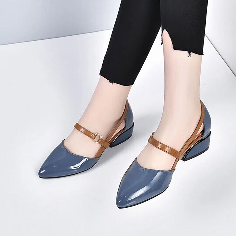 Gluschwein - Niedrig ausgeschnittene High Heels mit spitzer Zehenpartie