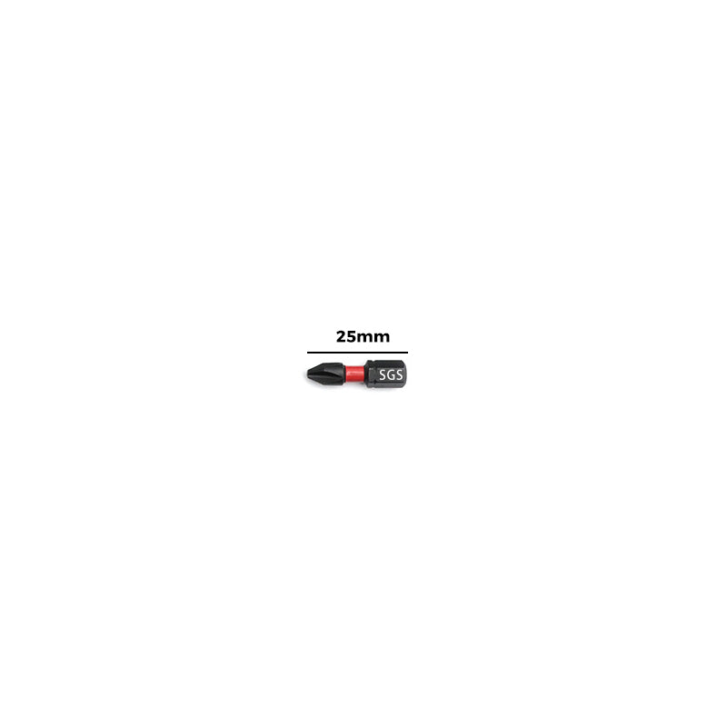 Gluschwein - PH2 Magnetisches Schraubendreher-Bit-Set 10 SGS6325(25mm)