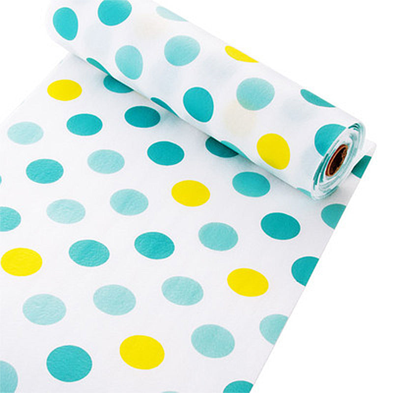Gluschwein - Küchenmatte feuchtigkeitsbeständige Papier-Schubladenmatte Blauer Punkt