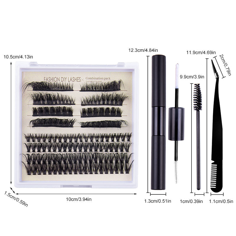 Gluschwein - DIY gepfropfte Wimpern