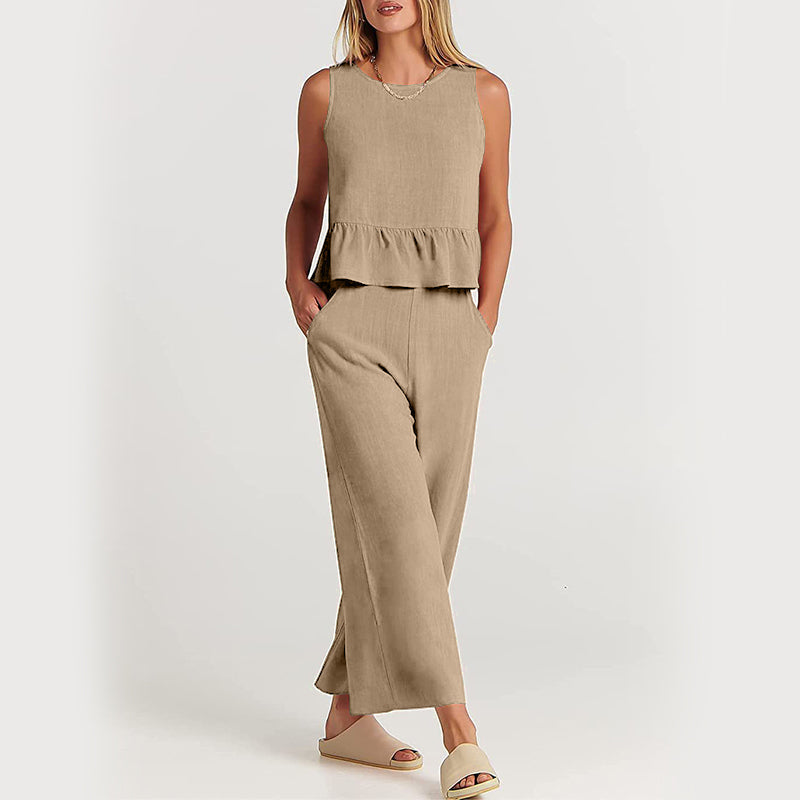 Gluschwein - Zweiteilige Sommer-Outfits – Lounge-Set mit Taschen
