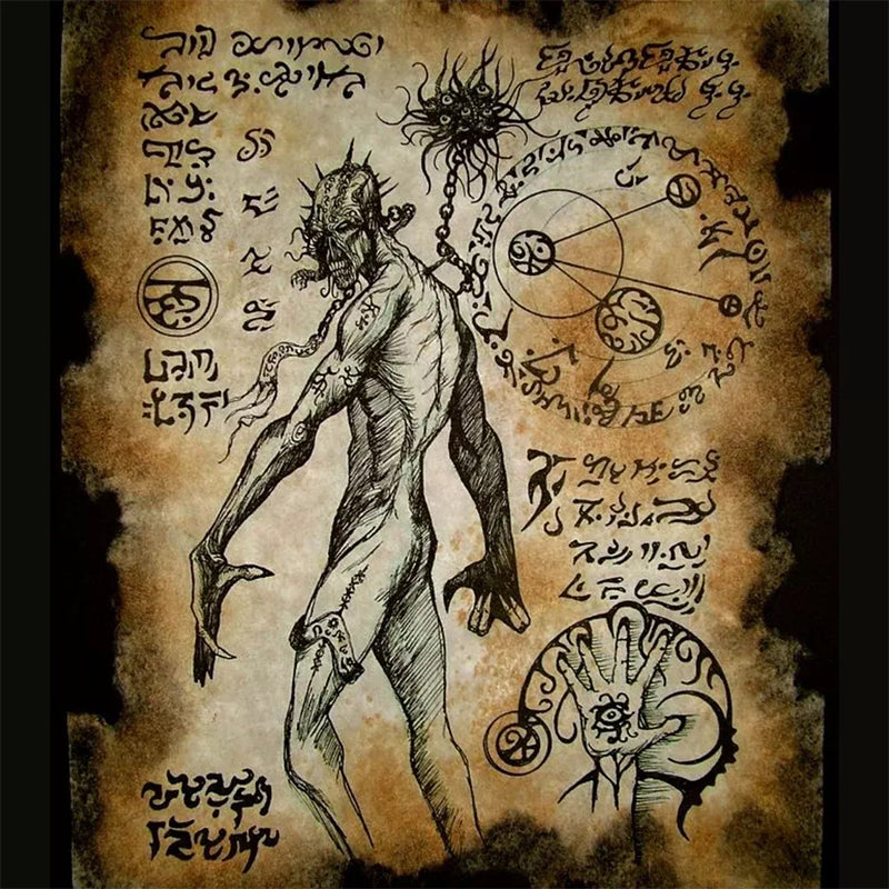 Gluschwein - Necronomicon-Dekoration