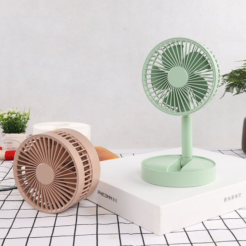 Gluschwein - Mini-Lüfter mit faltbarem Teleskop-Handyhalter