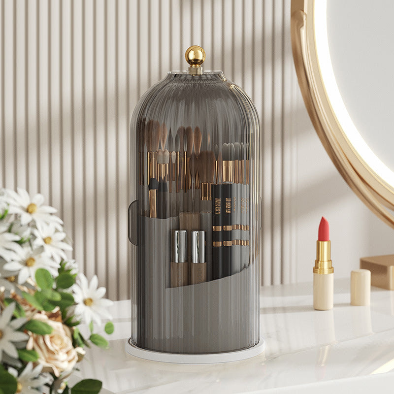 Gluschwein - Um 360° drehbare Make-up-Pinsel-Organizer-Box schwarz