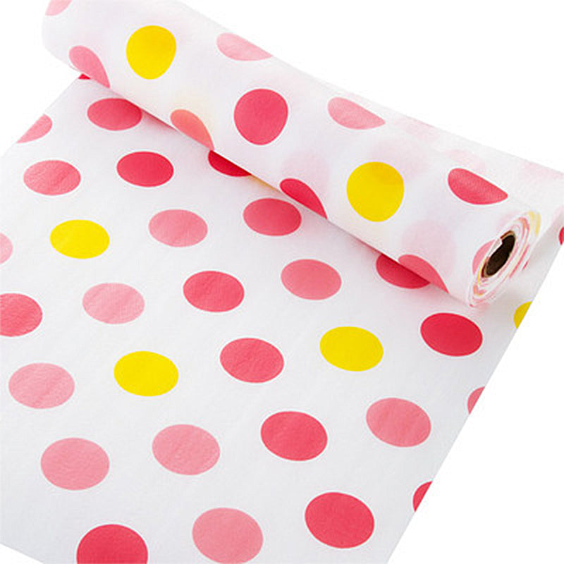 Gluschwein - Küchenmatte feuchtigkeitsbeständige Papier-Schubladenmatte Roter Punkt