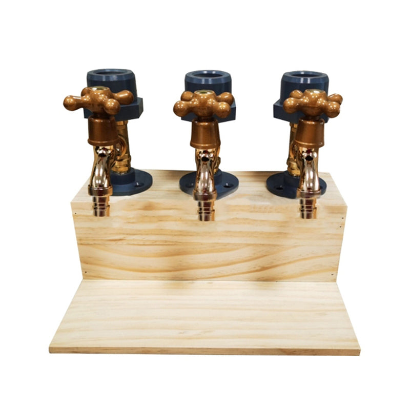 Gluschwein - Spirituosen-Whisky-Holzspender Dreifache Steckdose