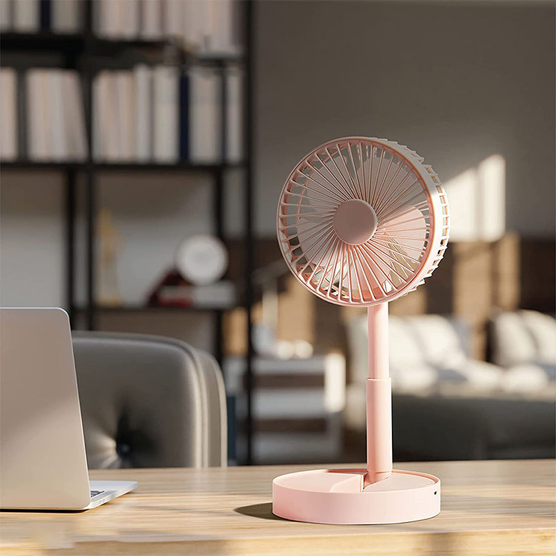 Gluschwein - Mini-Lüfter mit faltbarem Teleskop-Handyhalter