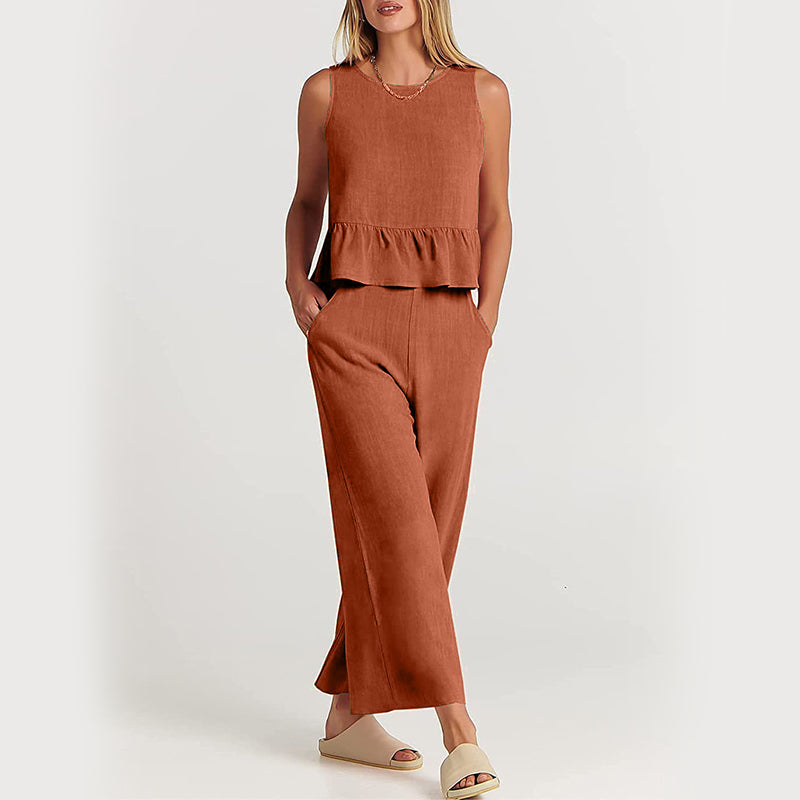 Gluschwein - Zweiteilige Sommer-Outfits – Lounge-Set mit Taschen
