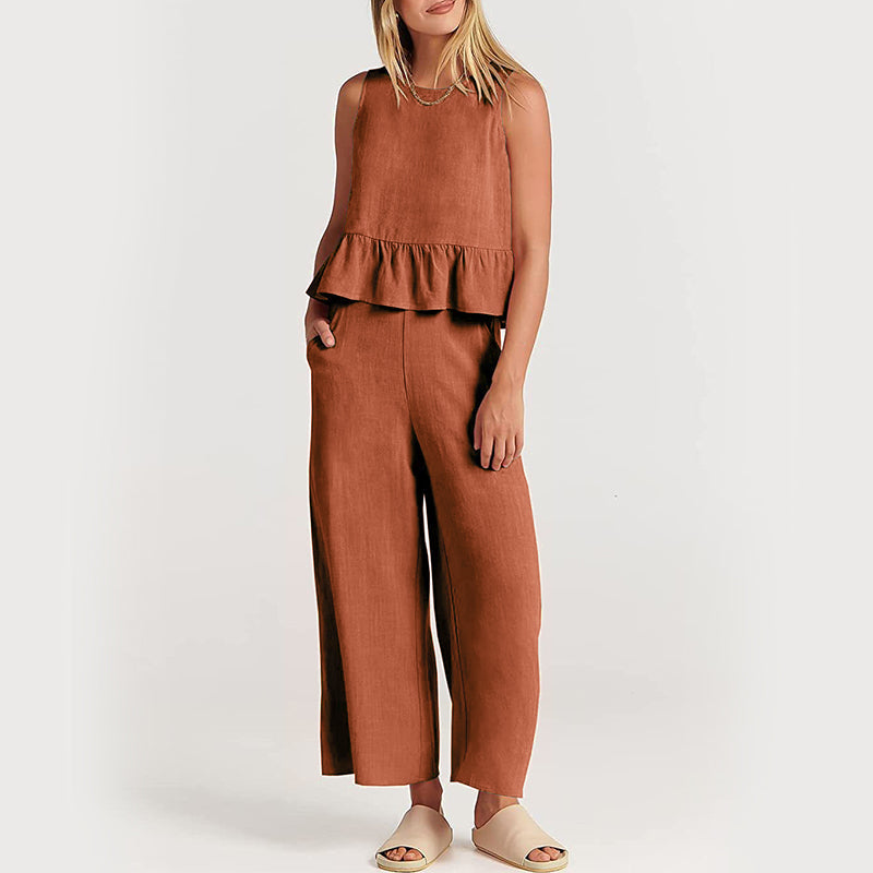 Gluschwein - Zweiteilige Sommer-Outfits – Lounge-Set mit Taschen