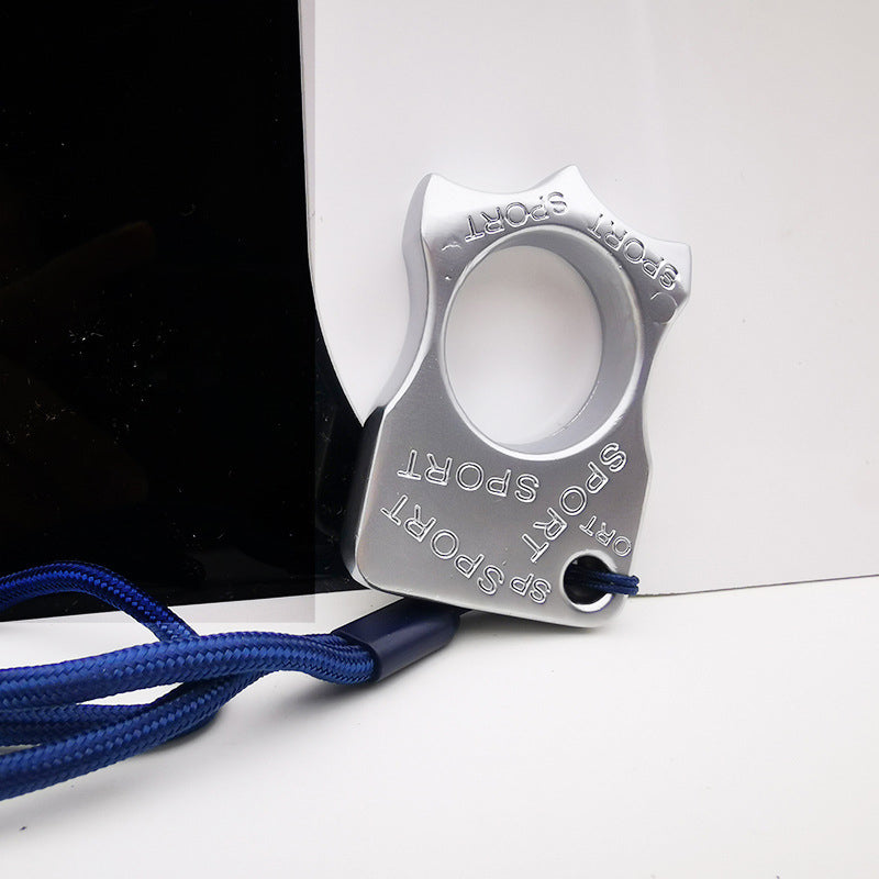Gluschwein - Einzelner Fingerring Schlüsselanhänger Silber