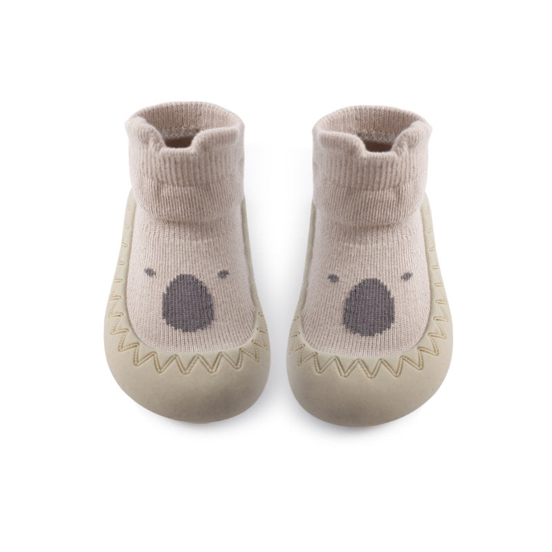 Gluschwein - Rutschfeste Kleinkindschuhe Khaki
