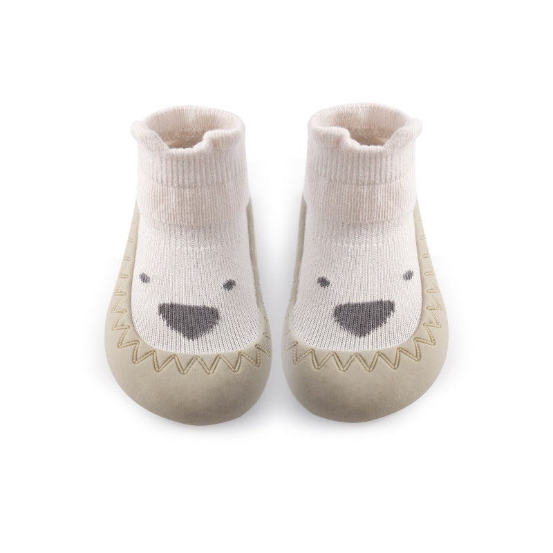 Gluschwein - Rutschfeste Kleinkindschuhe Beige