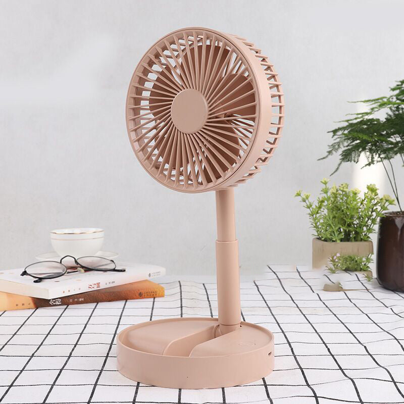 Gluschwein - Mini-Lüfter mit faltbarem Teleskop-Handyhalter Rosa L: 29.5×13.5×13.5cm