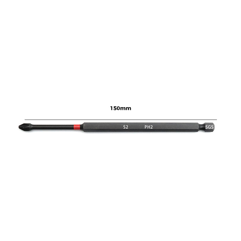 Gluschwein - PH2 Magnetisches Schraubendreher-Bit-Set 10 SGS63150(150mm)