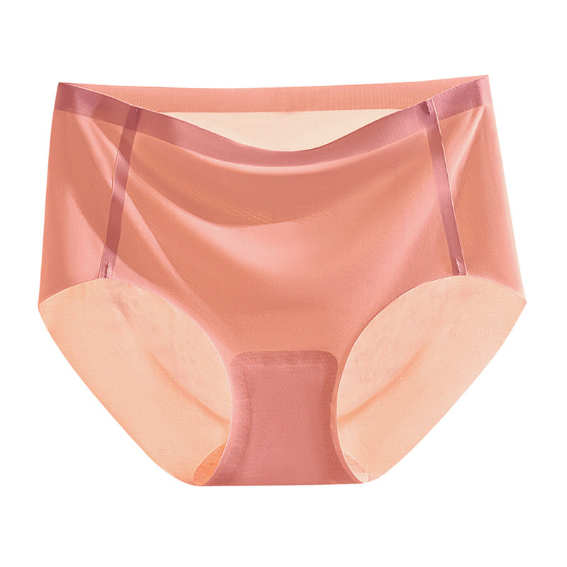 Gluschwein - Nahtlose Damenunterwäsche aus Eisseide Rot bestickt