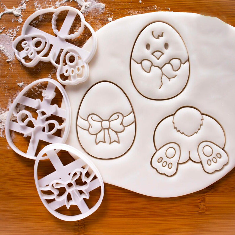 Gluschwein - Ostern Plätzchen Formen Osterei+Osterküken+Osterhasenhintern