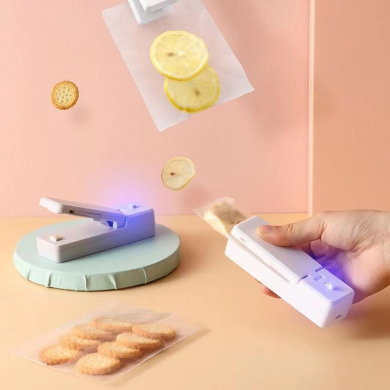 Gluschwein - 2 in 1 USB aufladbare Mini-Beutelschweißmaschine mit Schneidemesser