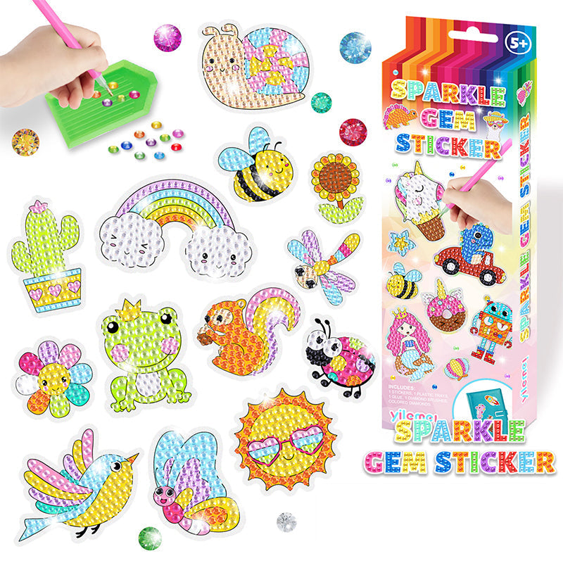 Gluschwein - DIY Cartoon-Diamantmalerei für Kinder C-25 Stk