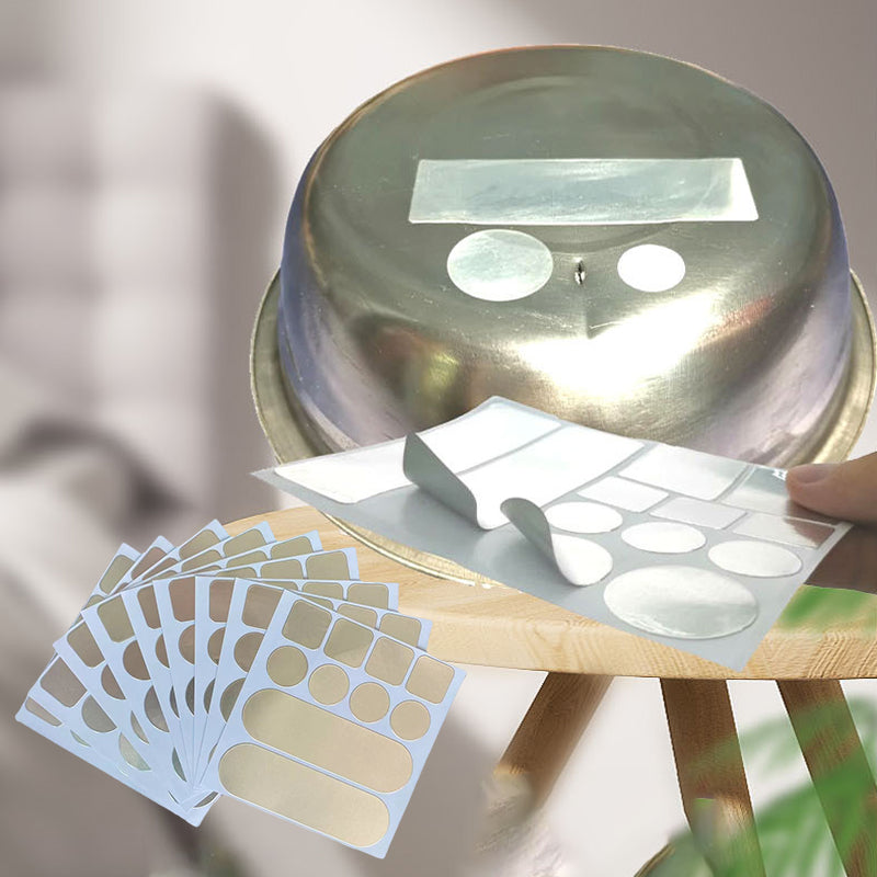Gluschwein - Wasserfeste und hochtemperaturbeständige Topfaufkleber aus Aluminiumfolie