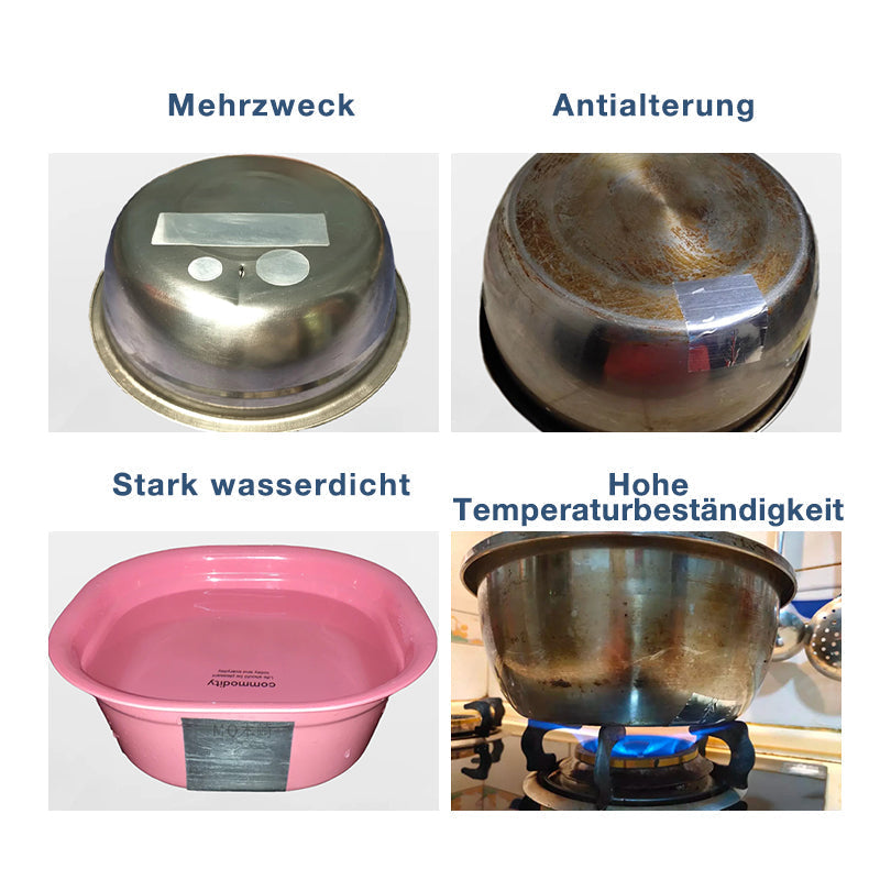 Gluschwein - Wasserfeste und hochtemperaturbeständige Topfaufkleber aus Aluminiumfolie