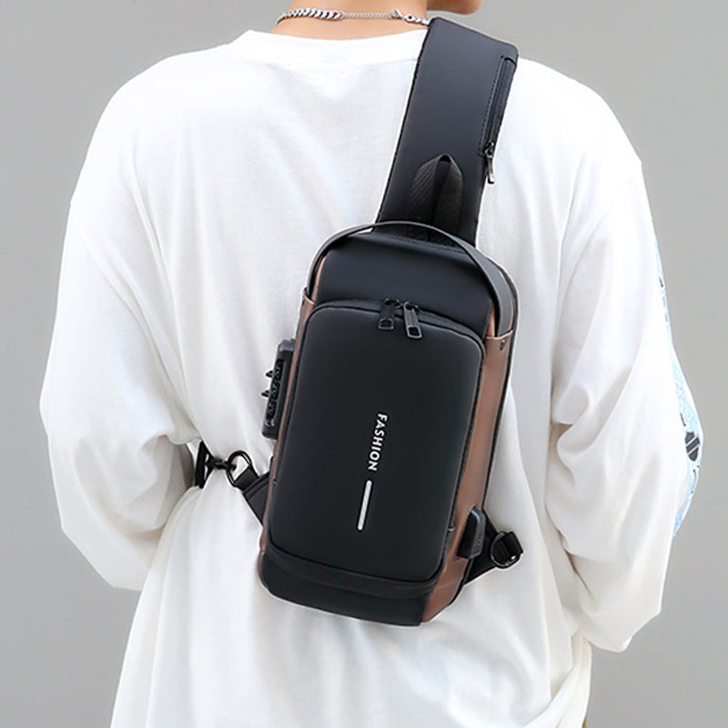 Gluschwein - Lässige Multifunktionale Diebstahlsichere Brusttasche für Herren