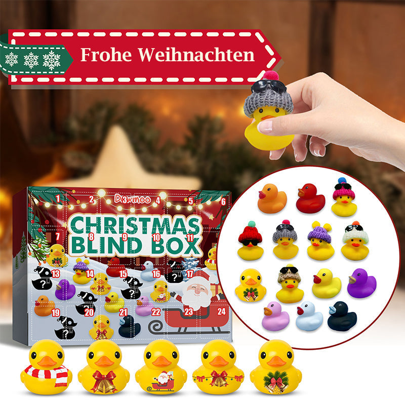 Gluschwein - Weihnachtensblindkasten-Ente im Baden-Weihnachtenskalender Weihnachts-Blindbox-Ente
