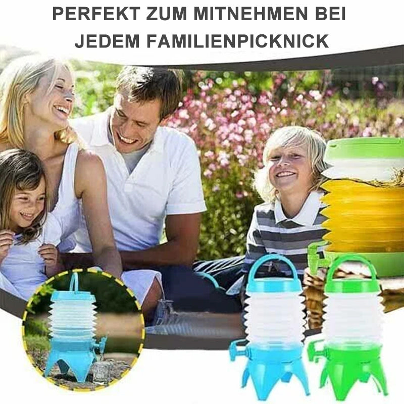 Gluschwein - Zusammenklappbarer Wasserbehälter mit Wasserhahn