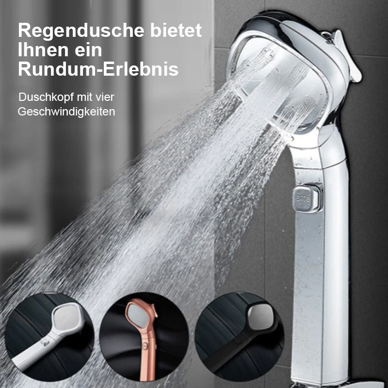 Gluschwein - Duschkopf mit vier Geschwindigkeiten