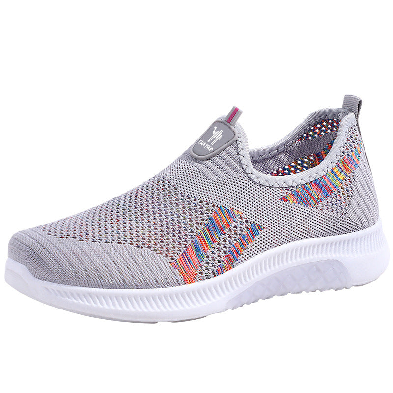 Gluschwein - Flyweave breathable slip-on casual shoes Grey