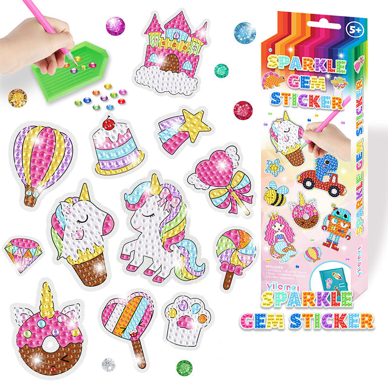 Gluschwein - DIY Cartoon-Diamantmalerei für Kinder A-23 Stk