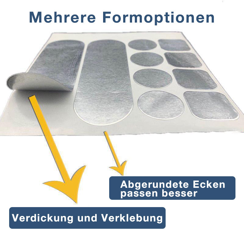 Gluschwein - Wasserfeste und hochtemperaturbeständige Topfaufkleber aus Aluminiumfolie