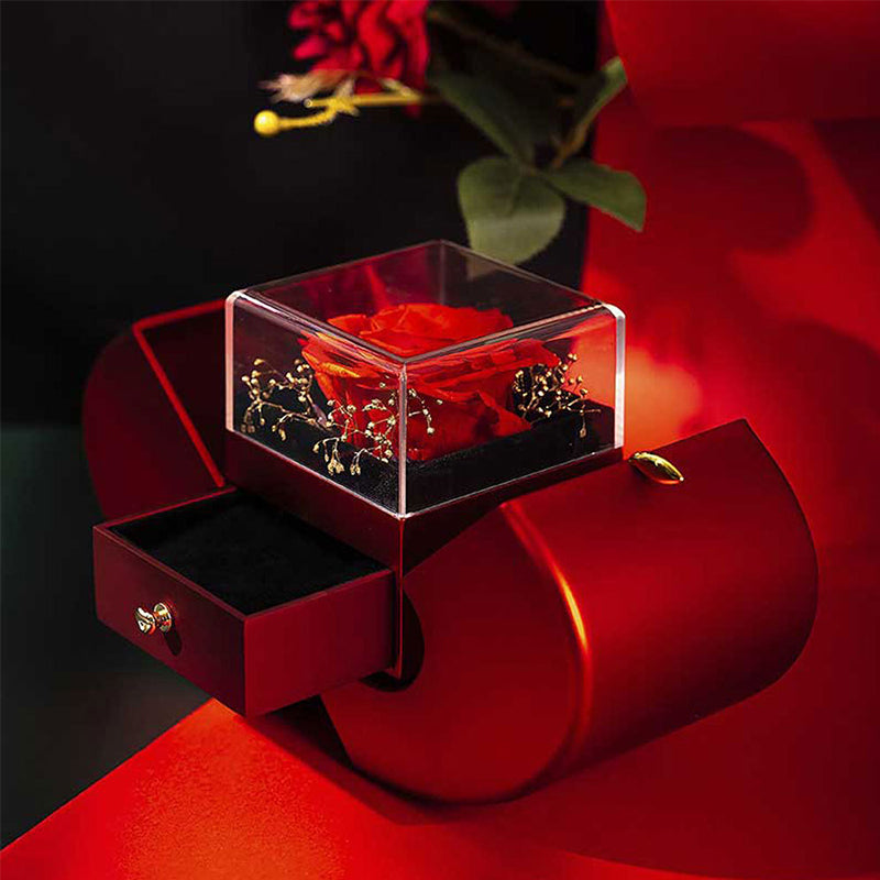 Gluschwein - Forever Rose Herzbox