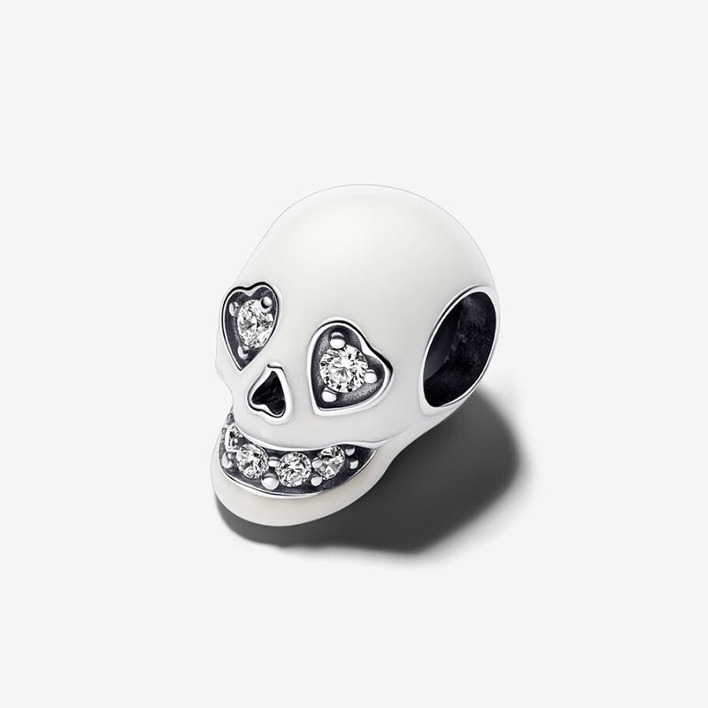 Gluschwein - Im Dunkeln leuchtender, funkelnder Totenkopf-Anhänger