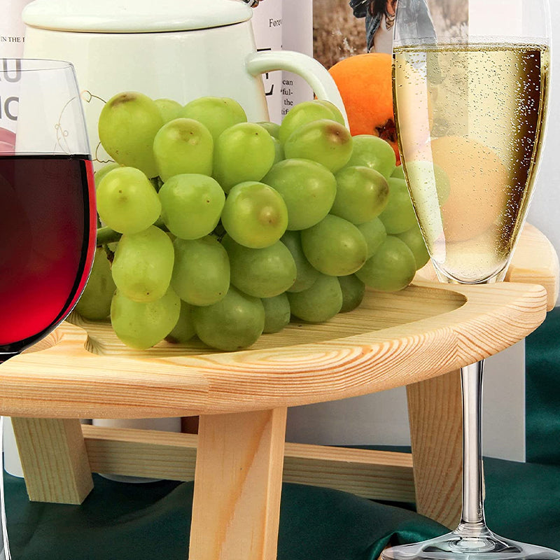 Gluschwein - Klappbarer Picknicktisch aus Holz