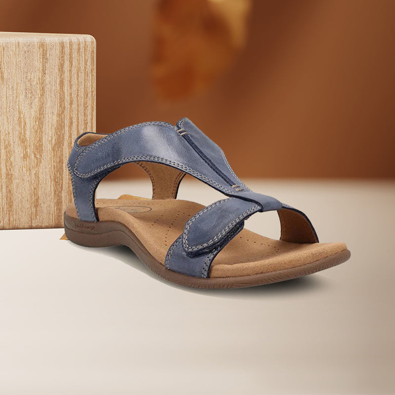Gluschwein - Bequeme Sommersandalen für Damen Blau