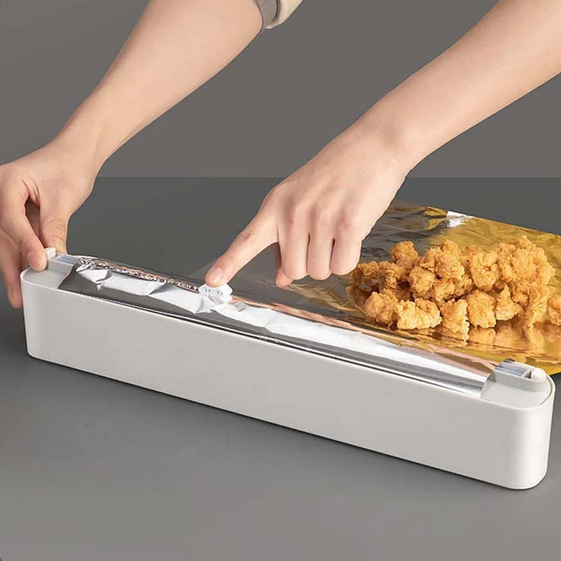 Gluschwein - Plastikfolienspender mit Schneidevorrichtung