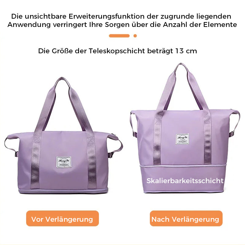 Gluschwein - Doppellagige Reisetasche mit großer Kapazität zur Feuchtigkeitstrennung