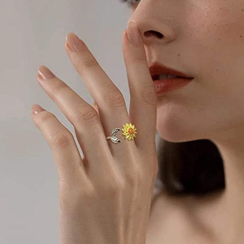 Gluschwein - Rotierender Sonnenblume-Ring