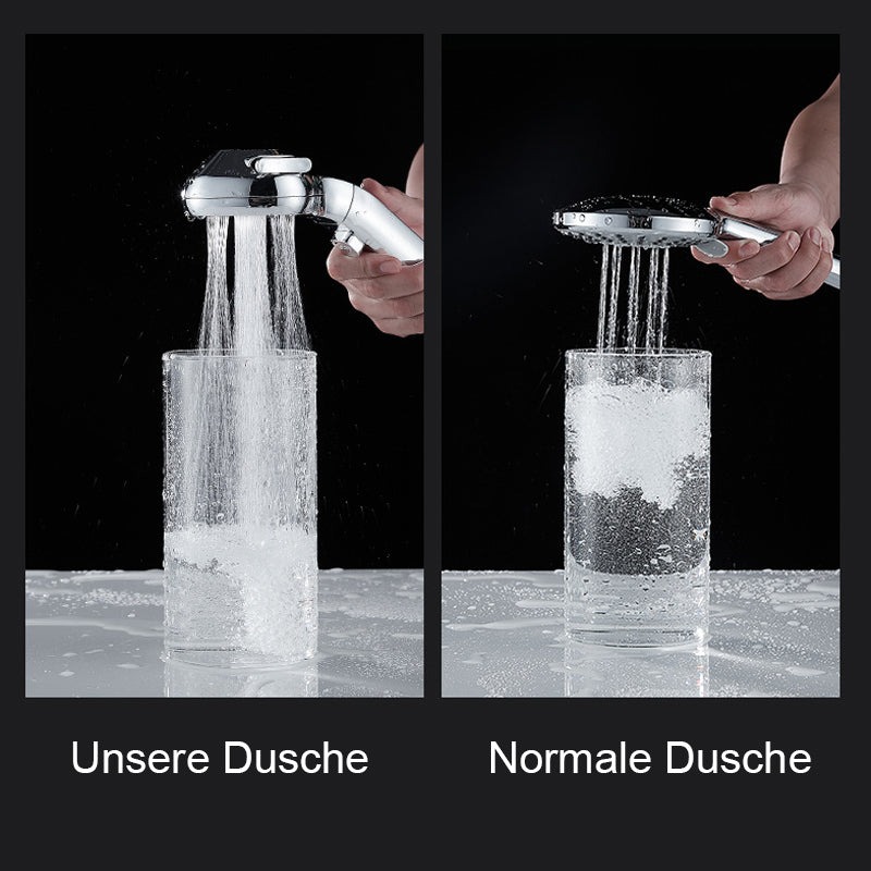 Gluschwein - Duschkopf mit vier Geschwindigkeiten