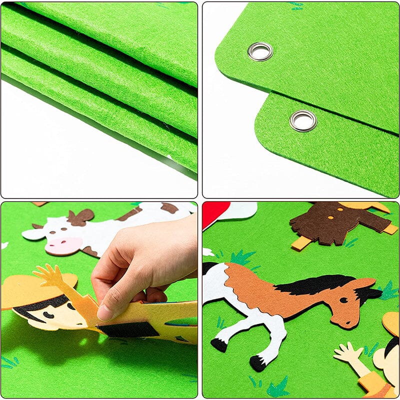 Graphiques en flanelle pour enfants