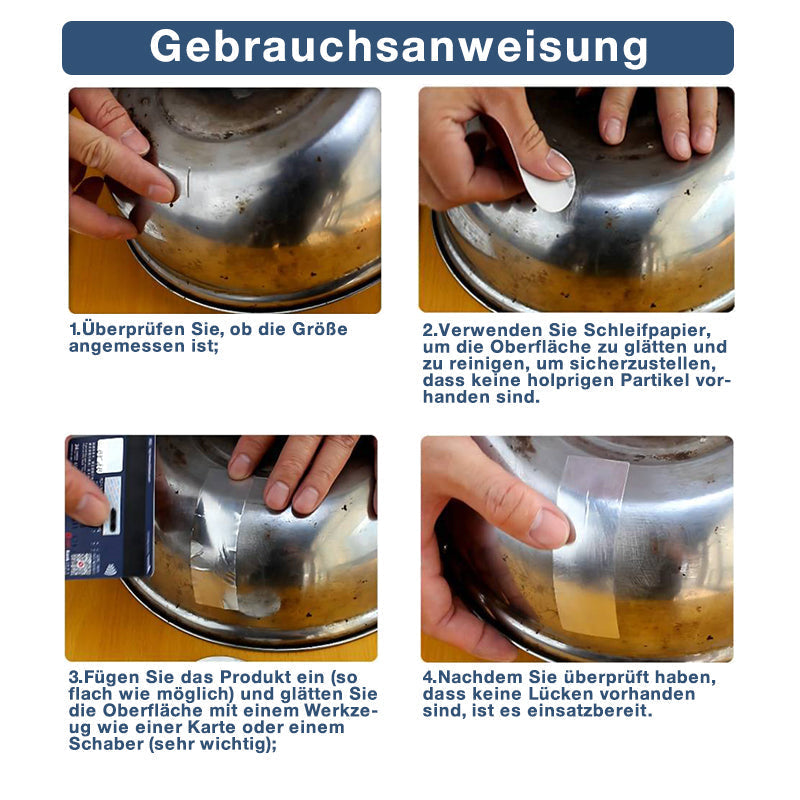 Gluschwein - Wasserfeste und hochtemperaturbeständige Topfaufkleber aus Aluminiumfolie