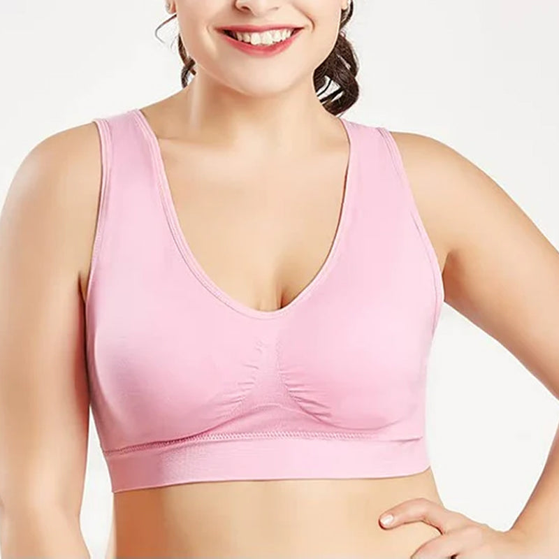 Gluschwein - Sport-BH mit Bügel Rosa